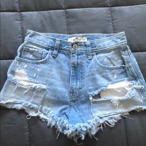 Hollister denim shorts